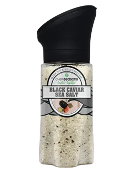 BLACK CAVIAR SALT SEASONING (500g Grinder)