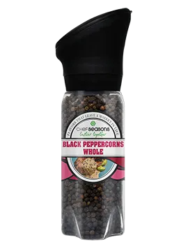 BLACK PEPPERCORNS (175g Grinder)