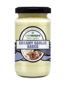 CREAMY GARLIC (190g Glass Jar)