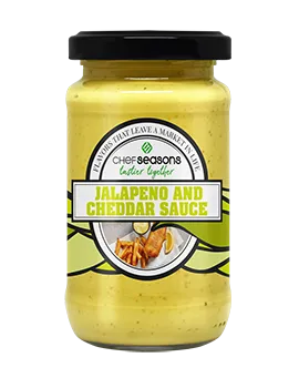 JALAPENO & CHEDDAR CREAMY SAUCE (190g Glass Jar)