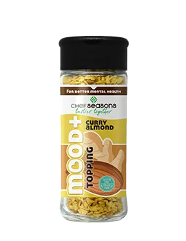 MOOD PLUS TOPPING CURRY-ALMOND (60g Flip Top Cap)
