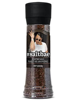 SALTBAE ESPRESSO SALT SEASONING (350g Grinder)